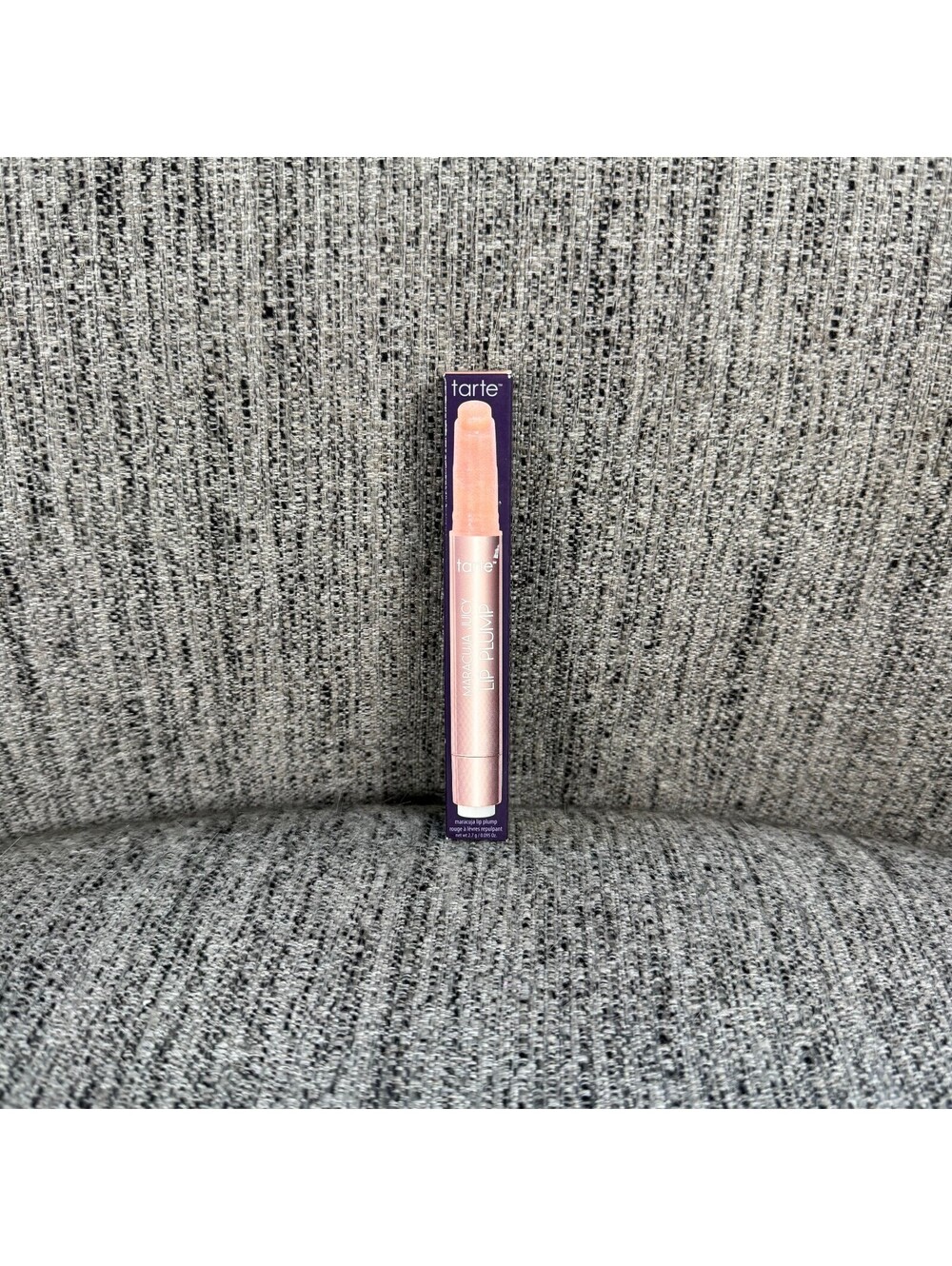Tarte Maracuja Juicy Lip Plump Peach Shimmer Glass 2.7g Full Size NEW IN BOX
